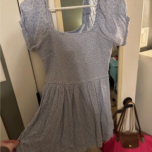 Hollister Blue Textured Dress